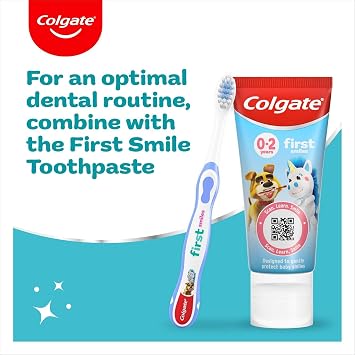 Colgate Original Baby Toothpaste 0-2 Years Natural Fruit Flavour 50ml | Pack of 3