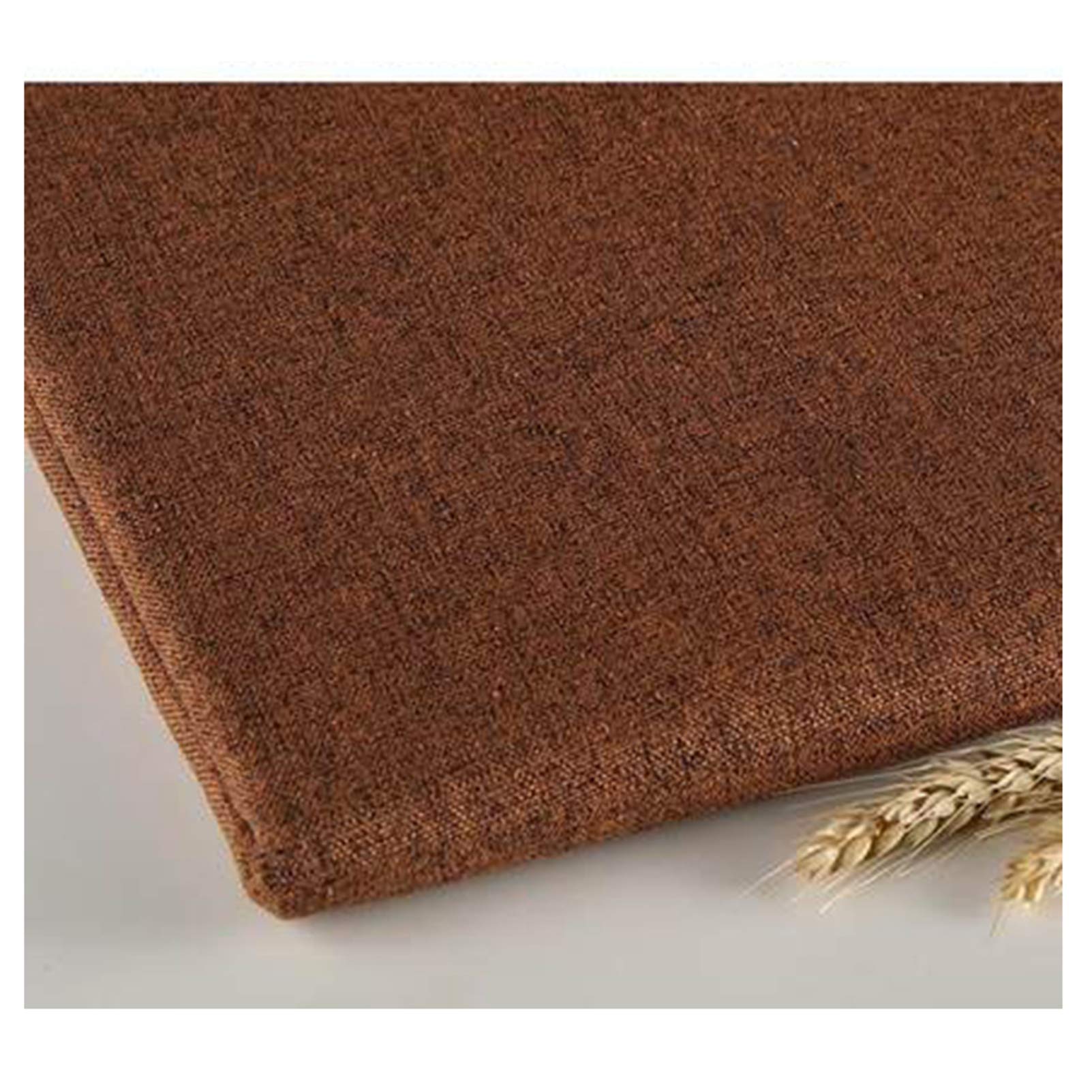 Tissu en lin uni de couleur unie au mètre pour rideaux et coussins de salon