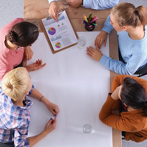 Miniatura 4 de Reskid Papel jumbo para manualidades y manualidades para niños 19 x 25 pulgadas ideal para pinturas arte de pared papel de caballete papel de