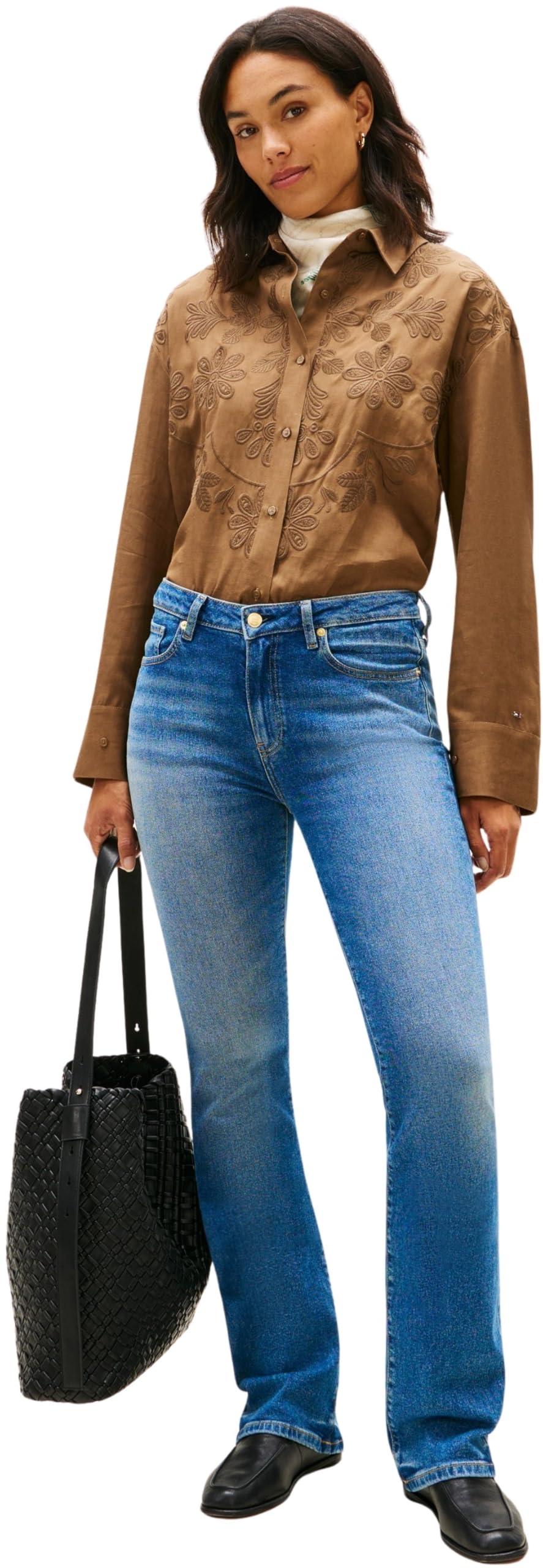 Tommy Hilfiger Damen Bootcut DNM Glow Bootcut Rw Ww0ww47701