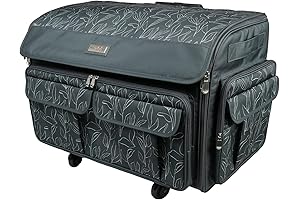 Everything Mary Rolling Storage Bag, Black & Floral