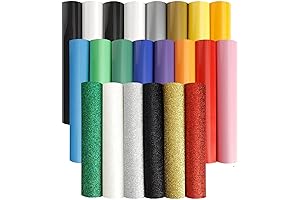 SGHUO 22 Pack Iron-On Vinyl for a Kaleidoscope of Creative Expression