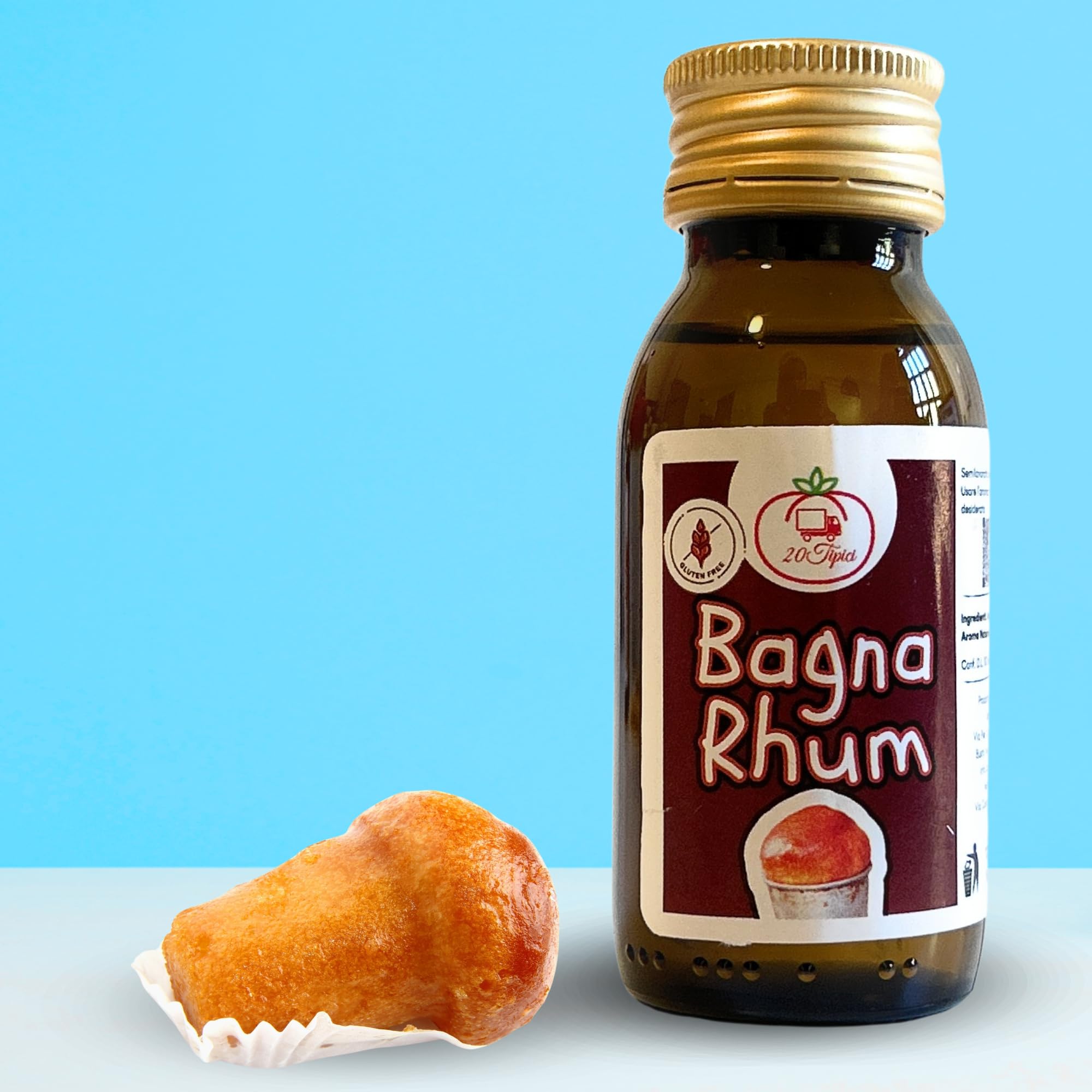 20Tipici® Aroma Naturale 60ml - Bagna Analcolica Babà Napoletani - Pastiera Napoletana Pasqua 2025 Bagna Al Roum 60ml (Bagna Analcolica)