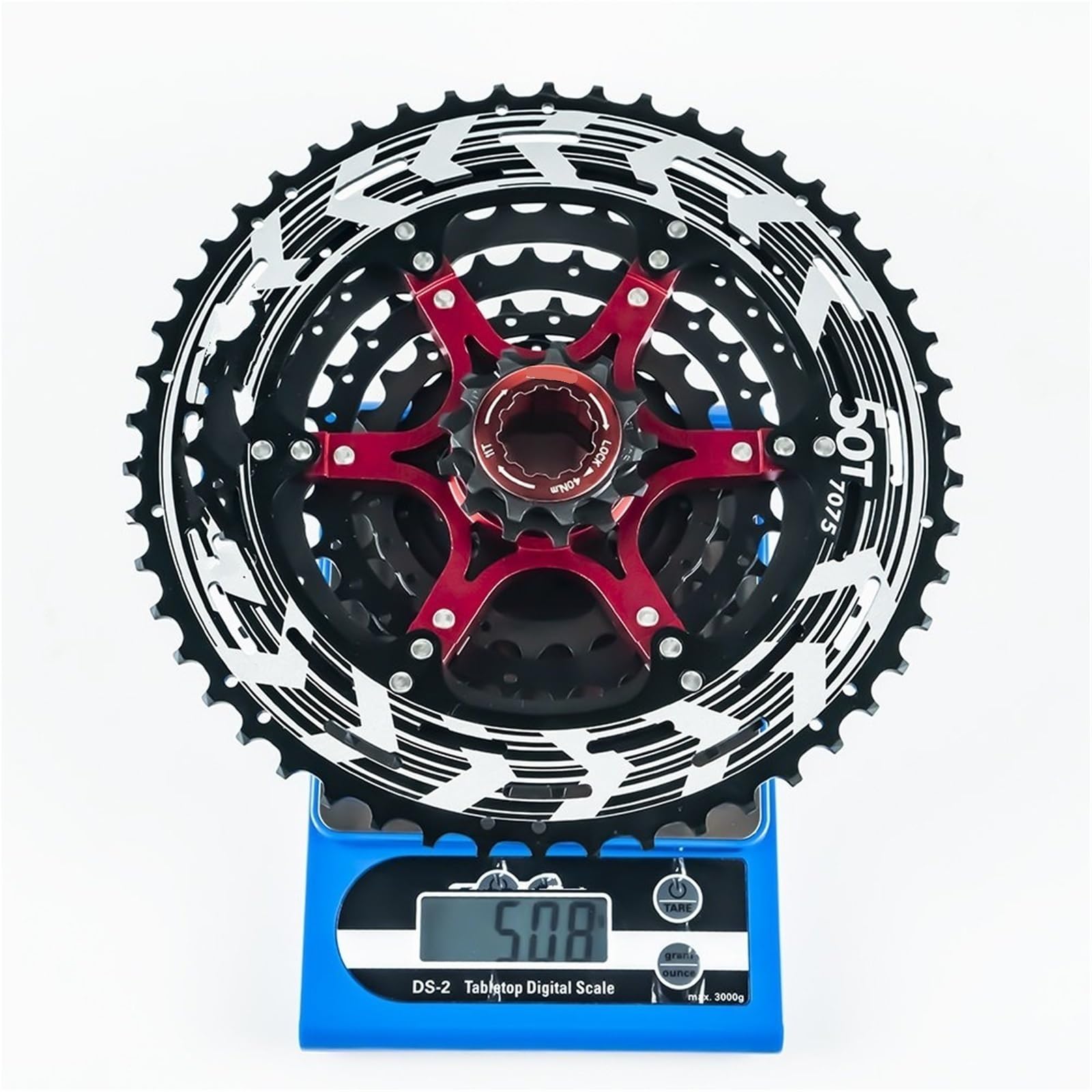 Cassettes y piñones Compatible con Cassette Ligero ZRACE Alpha de 10, 11 y 12 velocidades para Bicicleta montaña, buje Libre HG/MS/XD, 46/50/52 Dientes Cassette de Piñones