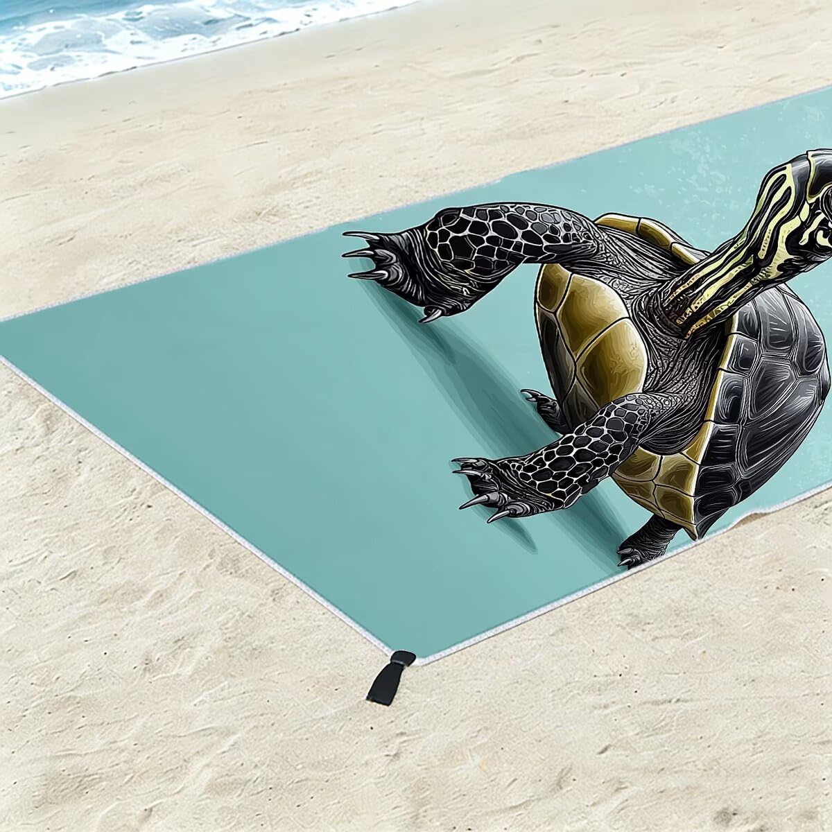 Serviette de Plage Serviette Microfibre, Drap de Bain 90x200cm 2PC, Séchage Rapide Grande Serviettes de Bain, Légères Anti Sable Drap de Plage Microfibre pour Sport Voyages Cadeau Homme (Animal) -4057
