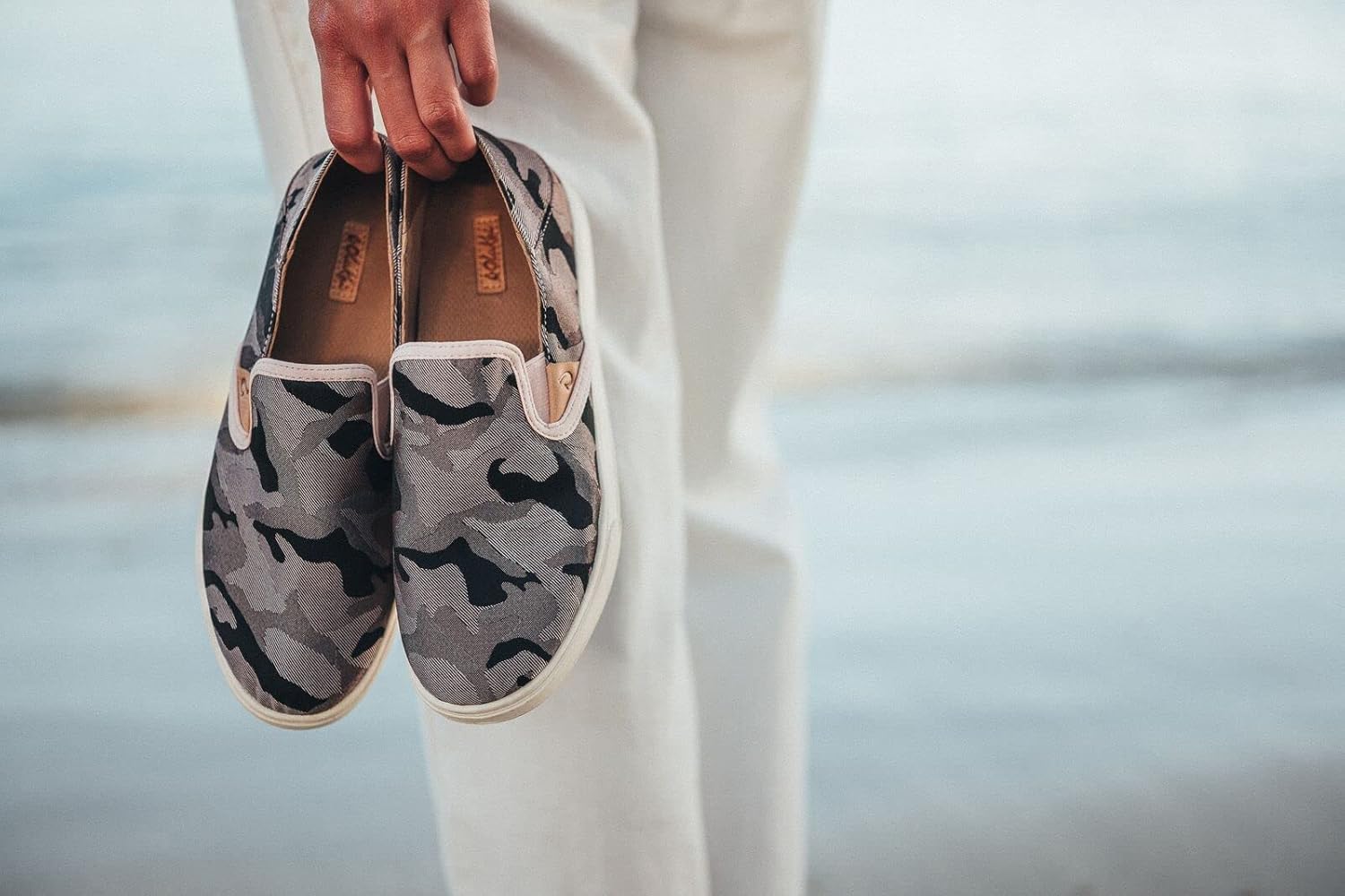 OLUKAI Women's Pehuea Pa'i Slip-On Sneakers, Lightweight Shoes, All-Day Comfort, Breathable Mesh Design - Image 6