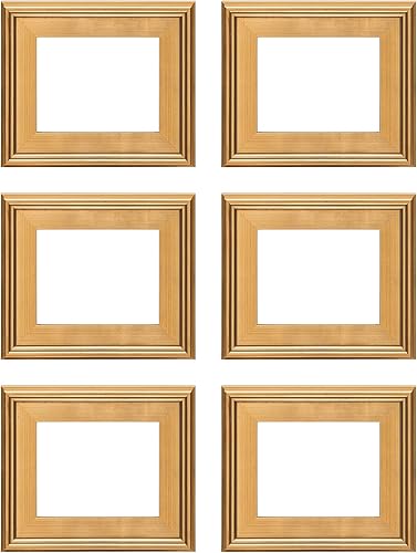 Vista 99 de Creative Mark Plein - Marco de aire individual 8 x 10, dorado, paquete de 10