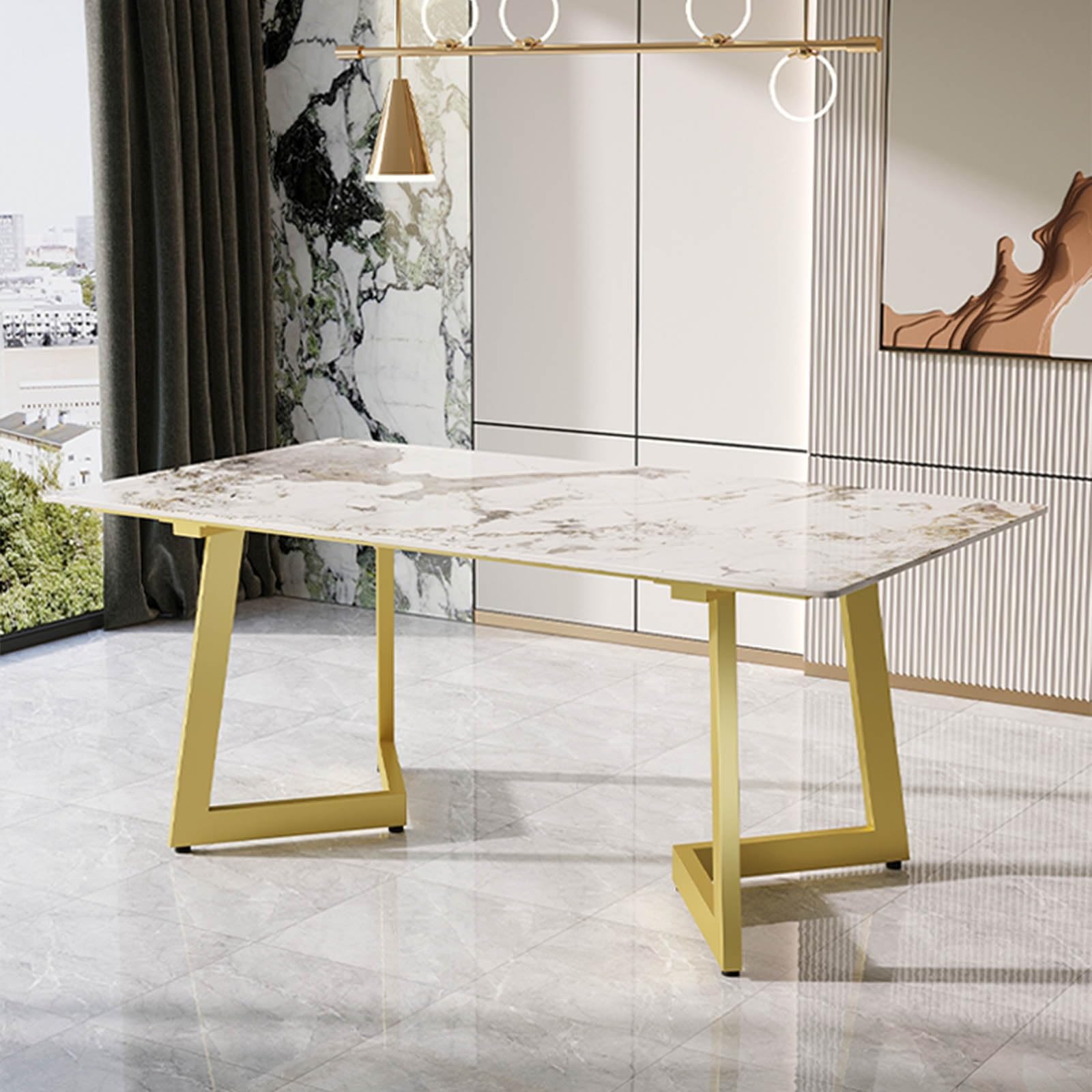 Pieds de Meubles en métal, for Table Basse, Pieds de Bureau, avec Protections Sol(Silver,120 * 60cm/47.2 * 23.6in)