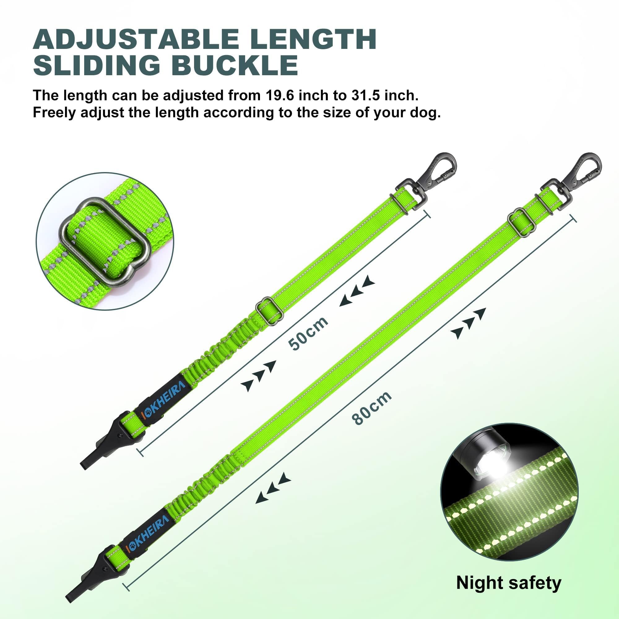 Cintura Di Sicurezza Per Cani IOKHEIRA - 3 In 1, Elastica, Riflettente, Per Auto - Foto 3