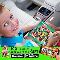 Vista 6 de QUOKKA - Rompecabezas magnéticos para niños de 4 a 6 años - 36 piezas, rompecabezas de Sudoku para niños de 2 a 4 años - Juegos de viaje para niños