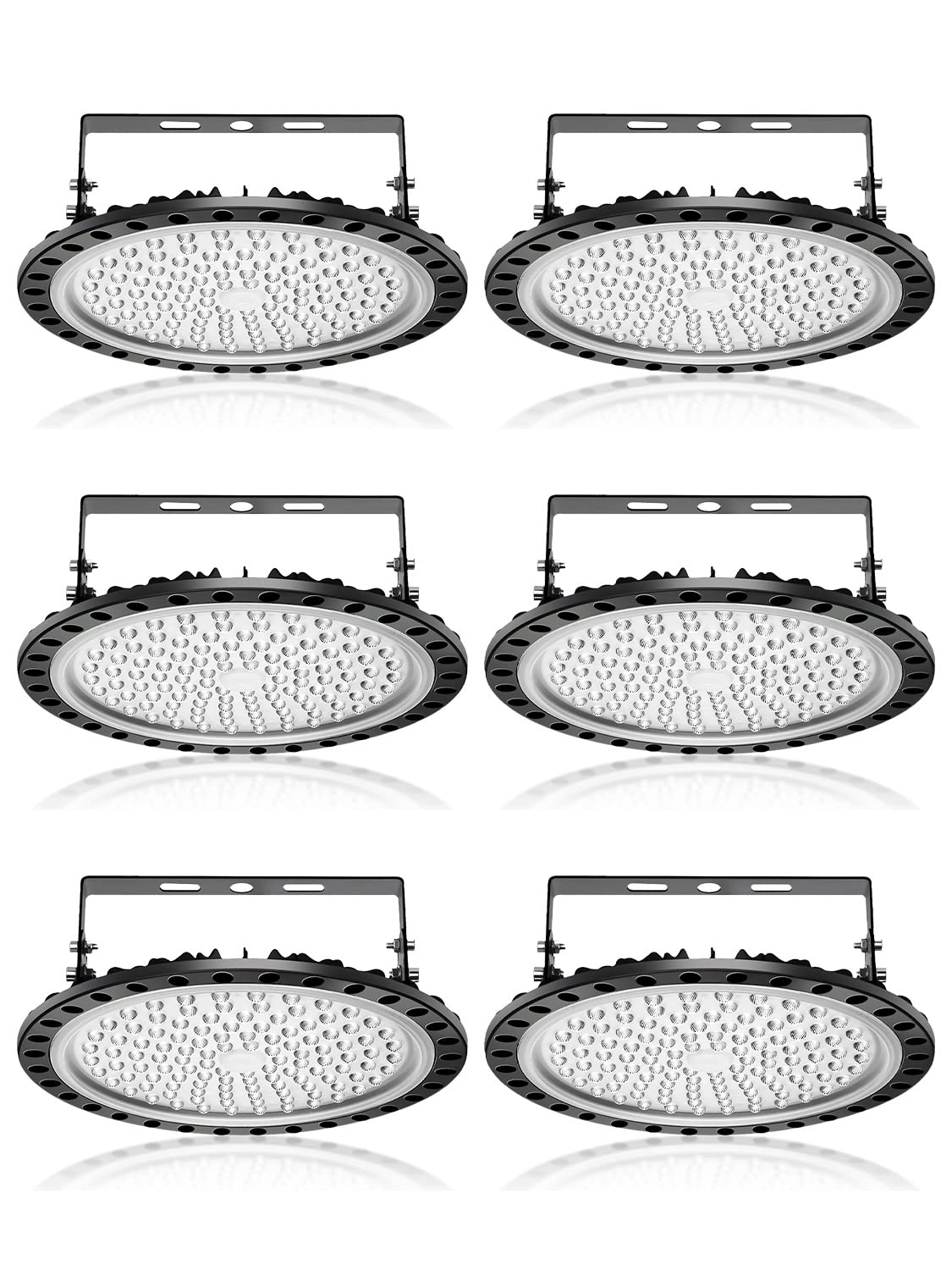 LED High Bay Light 500W 50000LM UFO LED High Bay Light 6500K Daylight LED Shop Light IP65 Waterproof