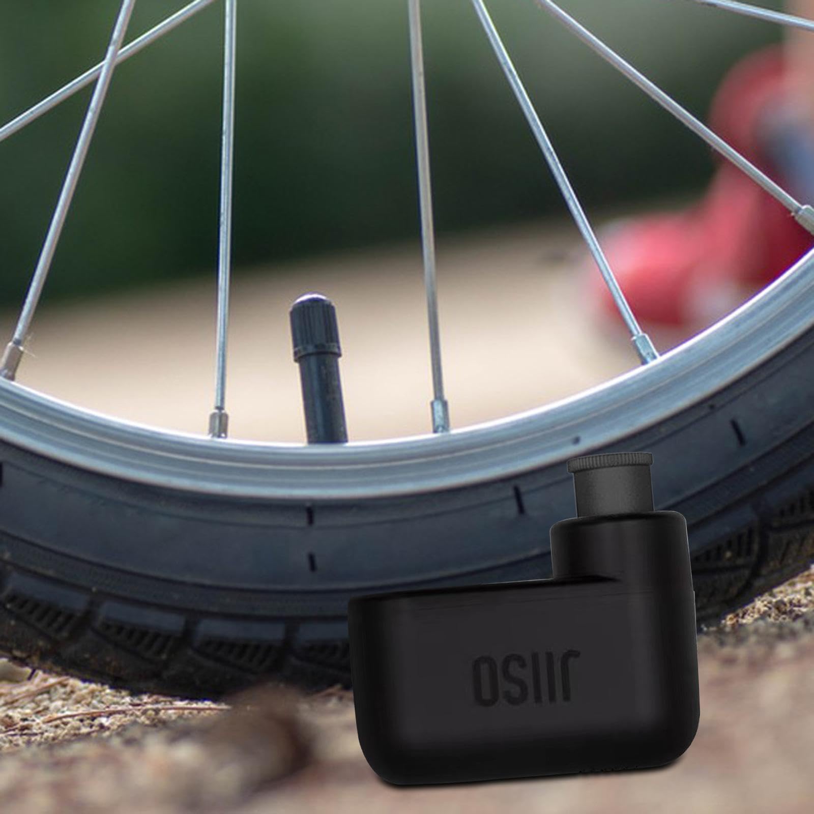 Minibomba Eléctrica, Bomba de Aire para Bicicleta Eléctrica, Inflador de Neumáticos Recargable de 100 PSI, Bomba Portátil para Inflar Balones, Negro
