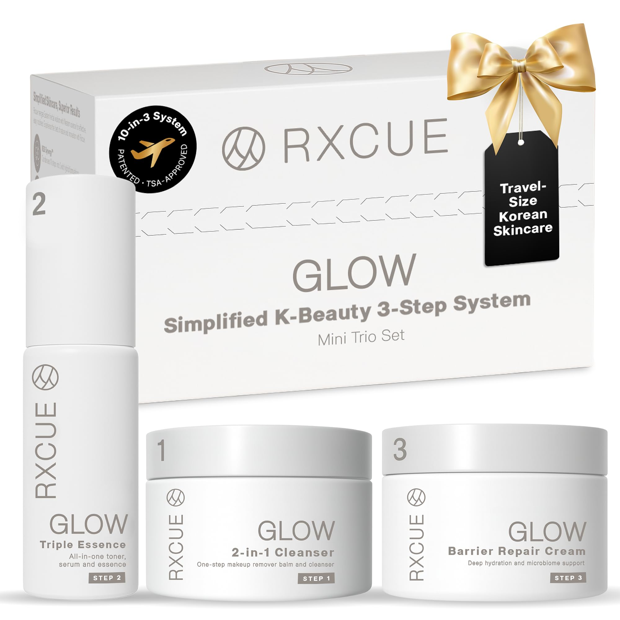 Amazon.com: Travel Size Korean Skincare Set, 3 Step Simplified K