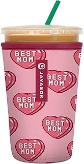 Sok It Java Sok Iced Coffee & Cold Soda Insulated Neoprene Cup Sleeve (Dear Mom, Medium: 22-28oz)