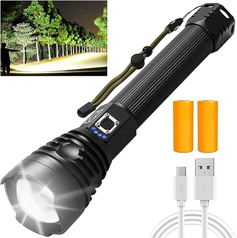 Rechargeable Flashlights Waterproof Flashlight Emergencies Photo