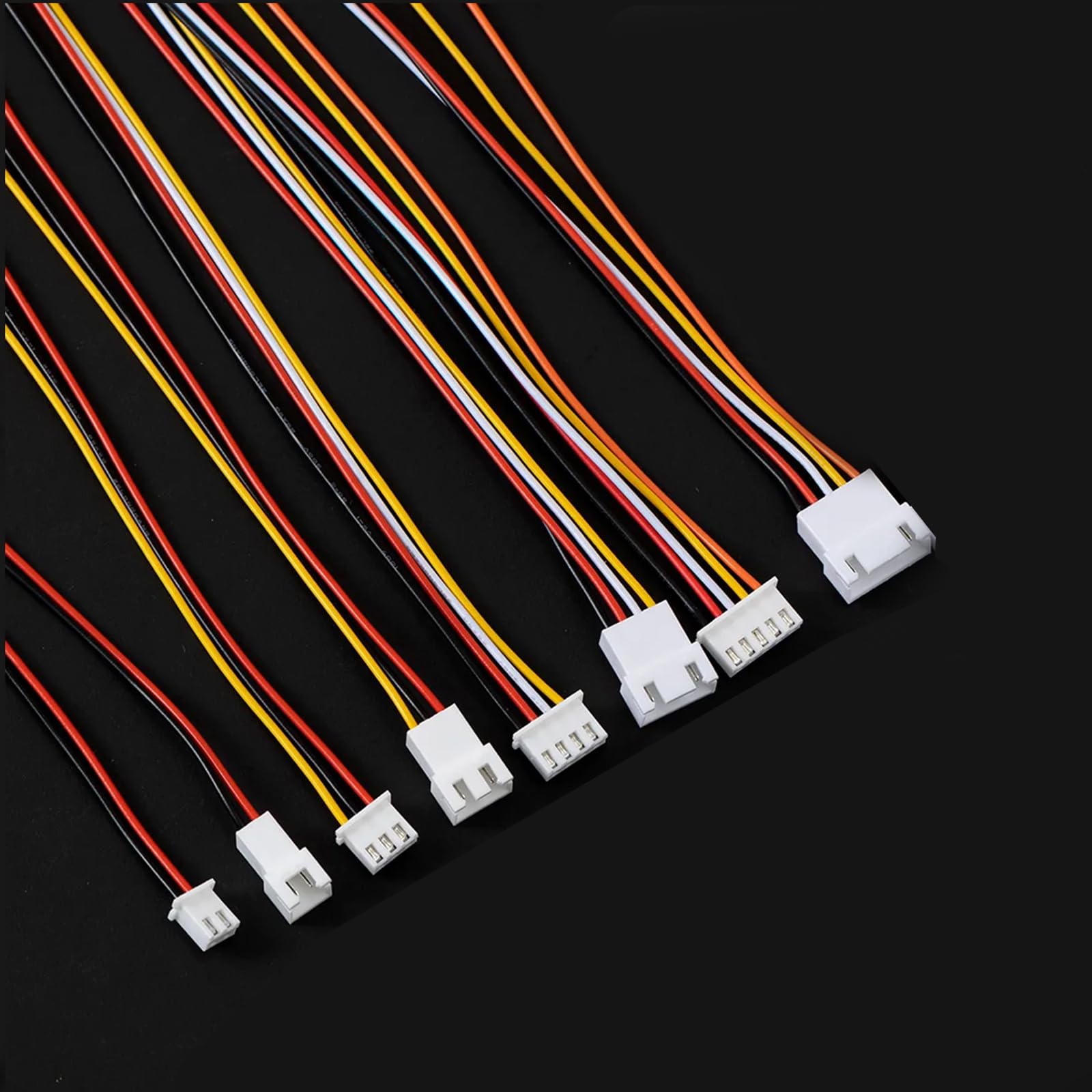 ⭐︎弥⭐︎ XUGERIP JST XH 2.54mm 4 Pin Connector,20 PCS Male Plug and 20 PCS