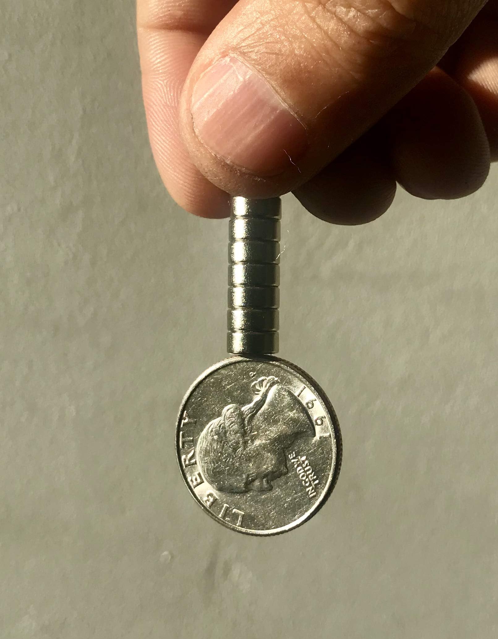 Steel Core Quarter Magic Trick Coin