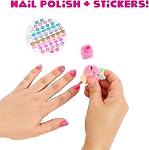 Yummiland Beauty Jeu de sac + Poupée lip Gloss - Sac de cupcake inclus le gâteau d'anniversaire exclusif Callie, Nail polonais + Stickers ongles, Scintillement du corps, Jeu de poupée, Cosmétiques 4+