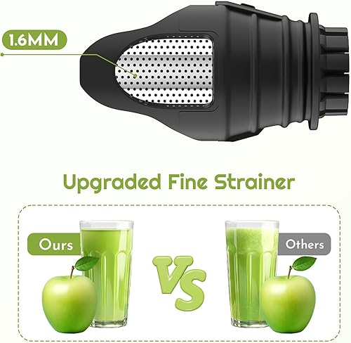 Miniatura 4 de Accesorio de exprimidor masticador para batidora de pie KitchenAid, exprimidor de prensado en frío para accesorios de batidora KitchenAid con tolva