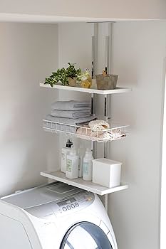 Amazon｜大竹産業 突っ張りラック ランドリーラック 防水パン