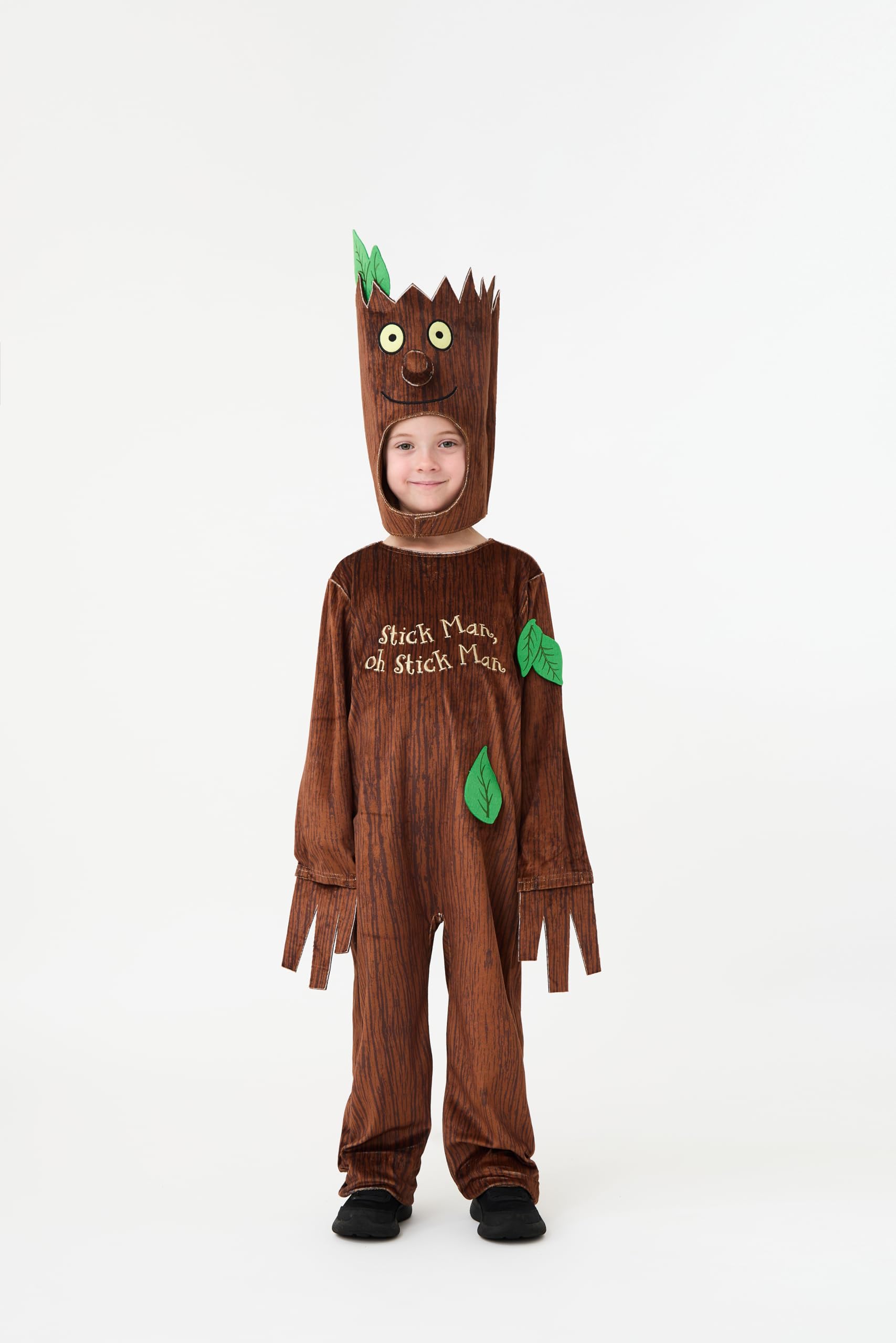 Blues Group Officially Licensed Stickman Gruffalo Friends Julia Donaldson Unisex Kids Full Suit Costume | World Book Day, Dress-Up, and Role Play | Ages 3–8 | (6-8 Years)
