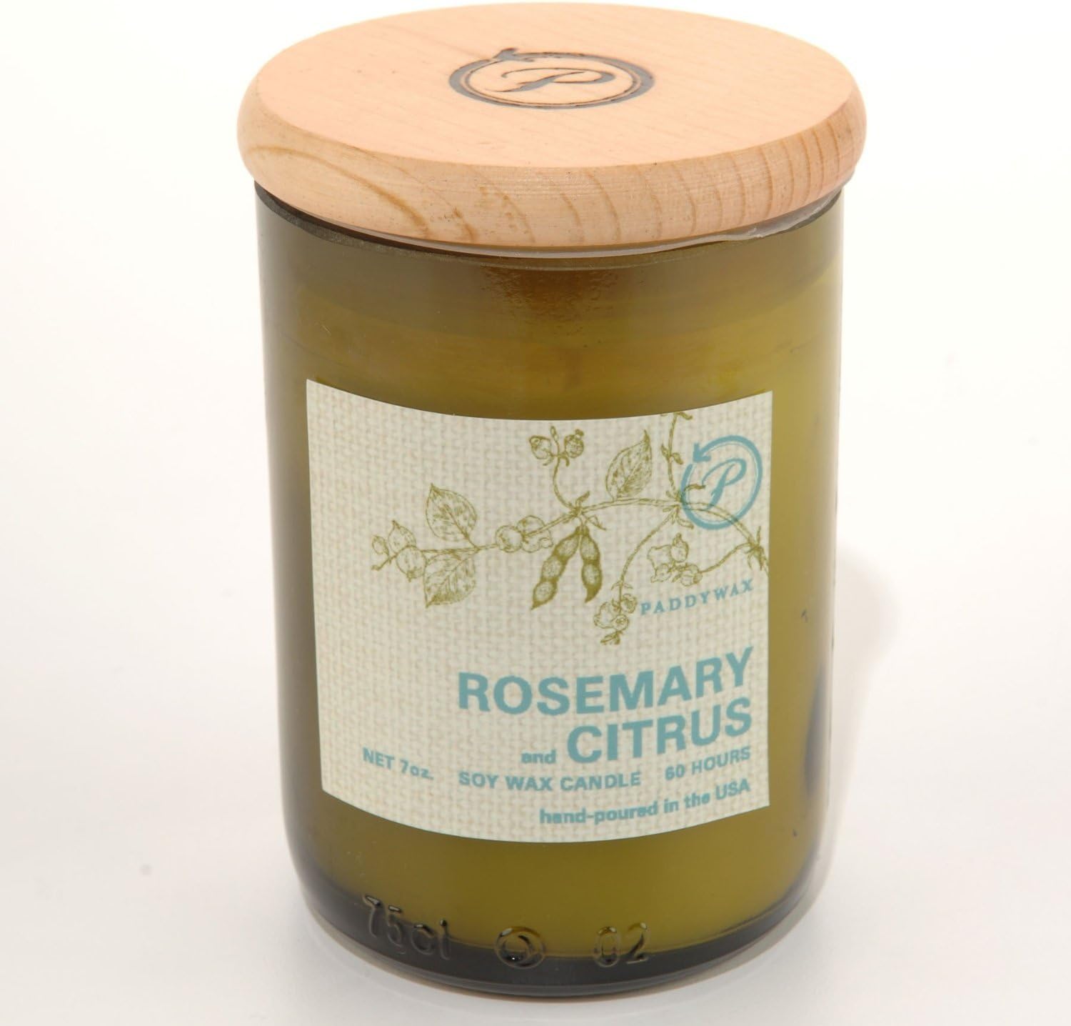 Paddywax ~ 8oz Eco Green ~ Soy Wax Candle ~ ROSEMARY & CITRUS