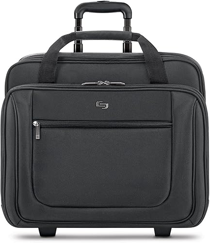 Solo New York Bryant - Bolsa rodante para laptop con ruedas Negro 173 Laptop Bolsa rodante para portátil