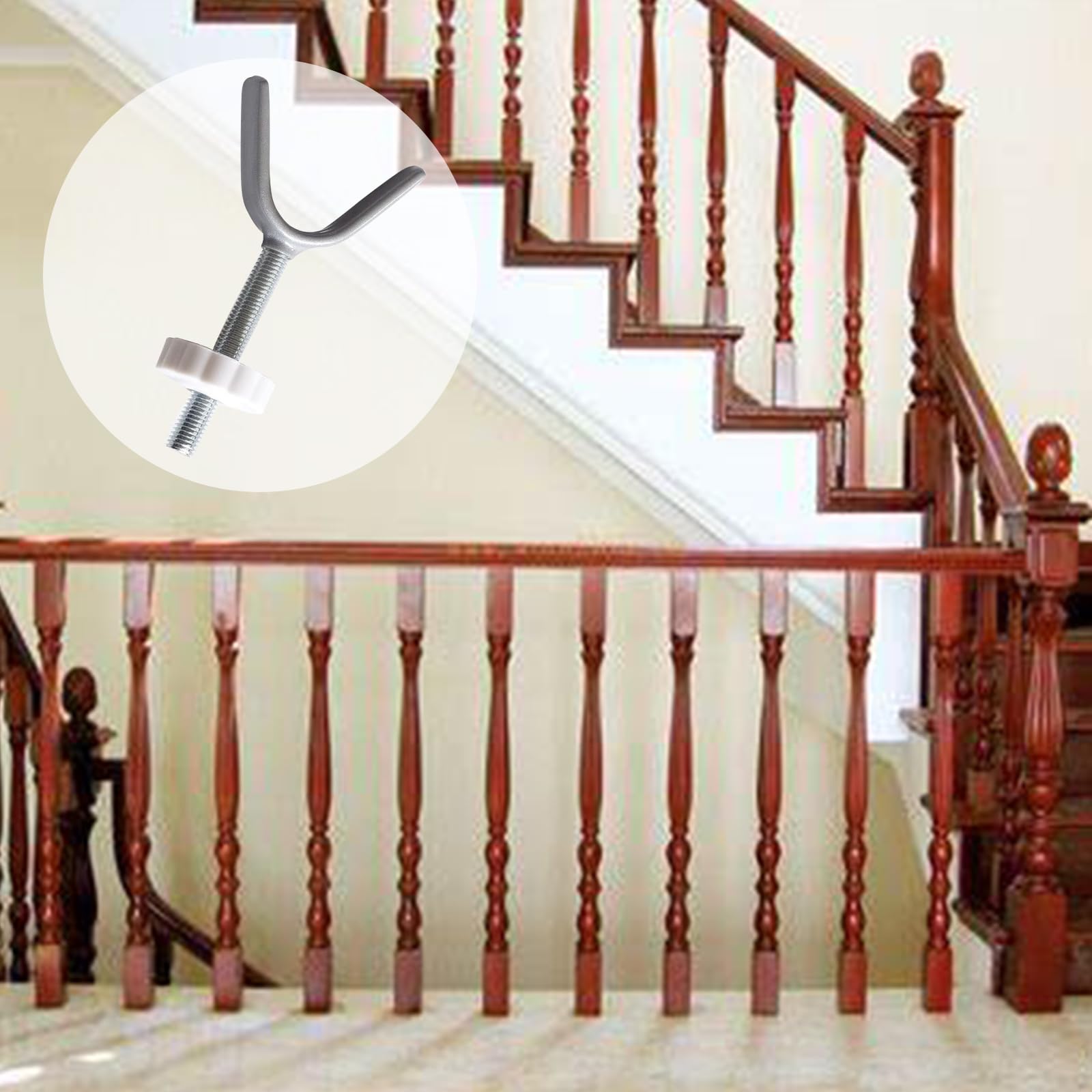 Kit Cancelli Sicurezza Bambini - 4 Aste Filettate A Pressione, Montaggio Senza Fori - Foto 11