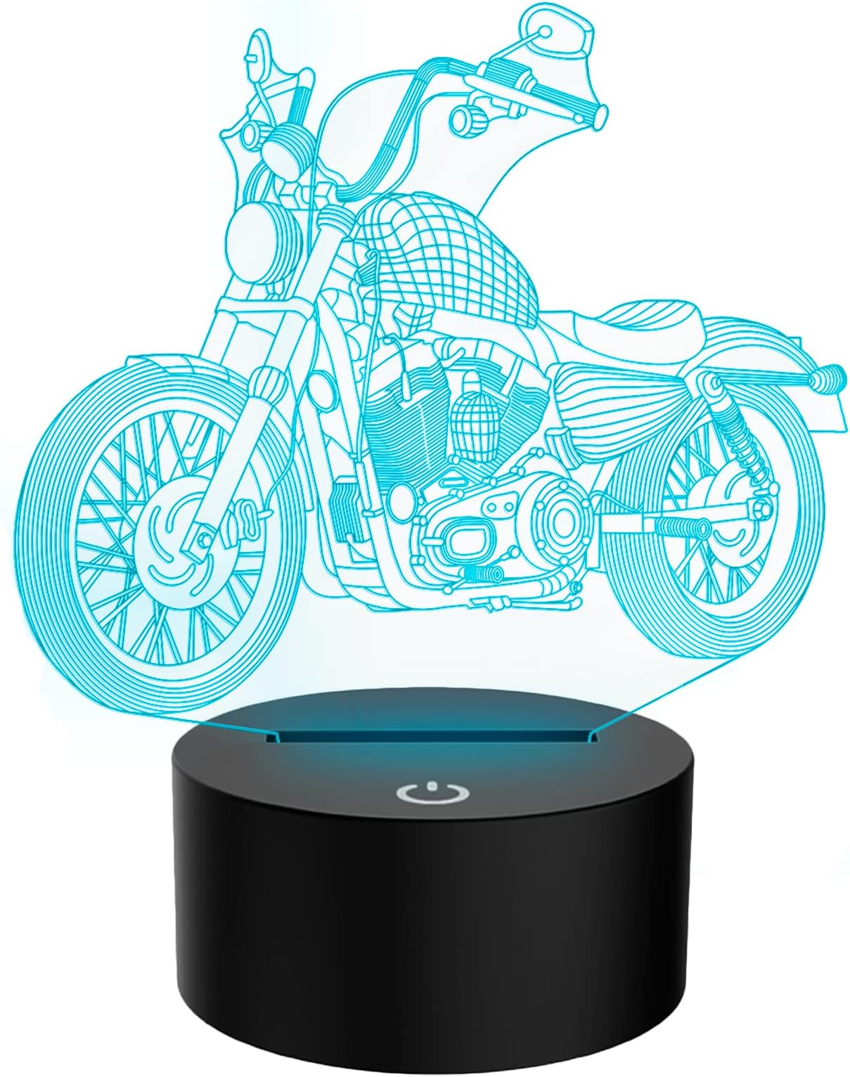 USB LED 3D Lamp LED Motorcycle Model 3D Sensor Night Light Atmosphere Lamp as Bedroom Decoration