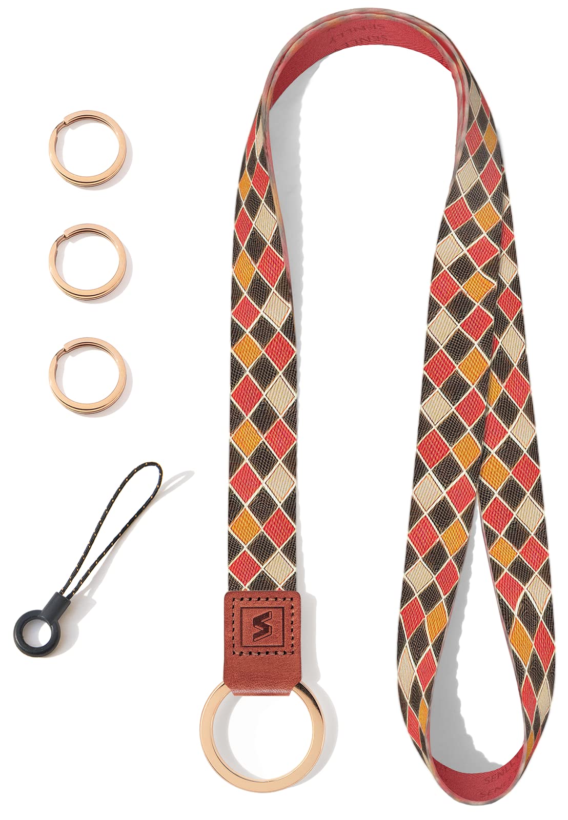 Cordino Portachiavi Da Collo SENLLY - Design Minimalista, Morbido, Per Chiavi, Badge E Telefono - Foto 5