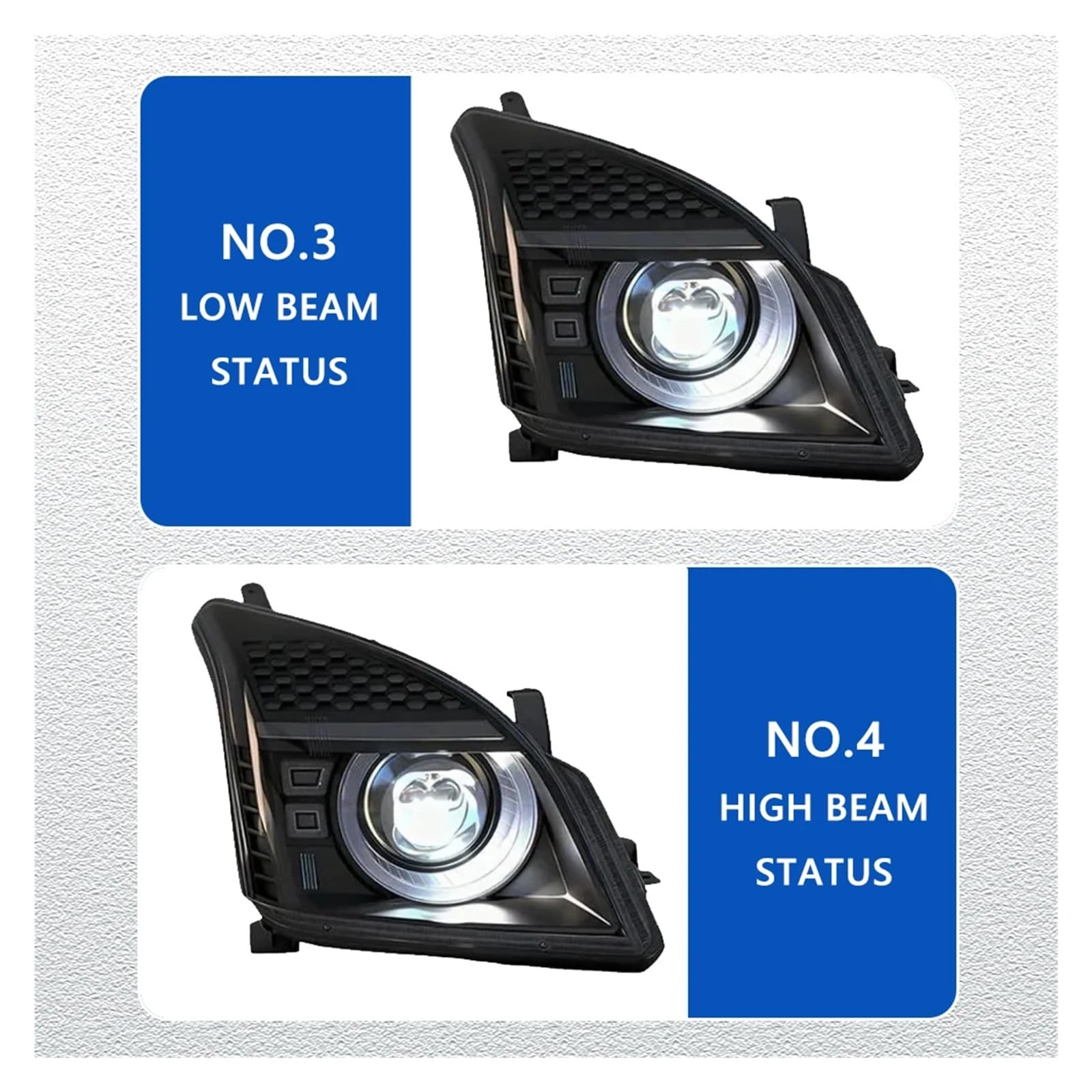 Pasuje do T0y0ta Prado FJ120 03-09 w nowym stylu pełna dioda LED DRL reflektor samochodowy montaż sygnału akcesoria samochodowe zmodyfikowana lampa reflektory LED