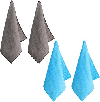 4 Pcs Barista Cloth, Coffee Machine Cloth Coffee Machine Accessories 30 x 30 CM Cleaning Towel for Espresso Wand Bar Countertop Sets Cafe Countertop Towel Absorbent Quick-Drying Reusable