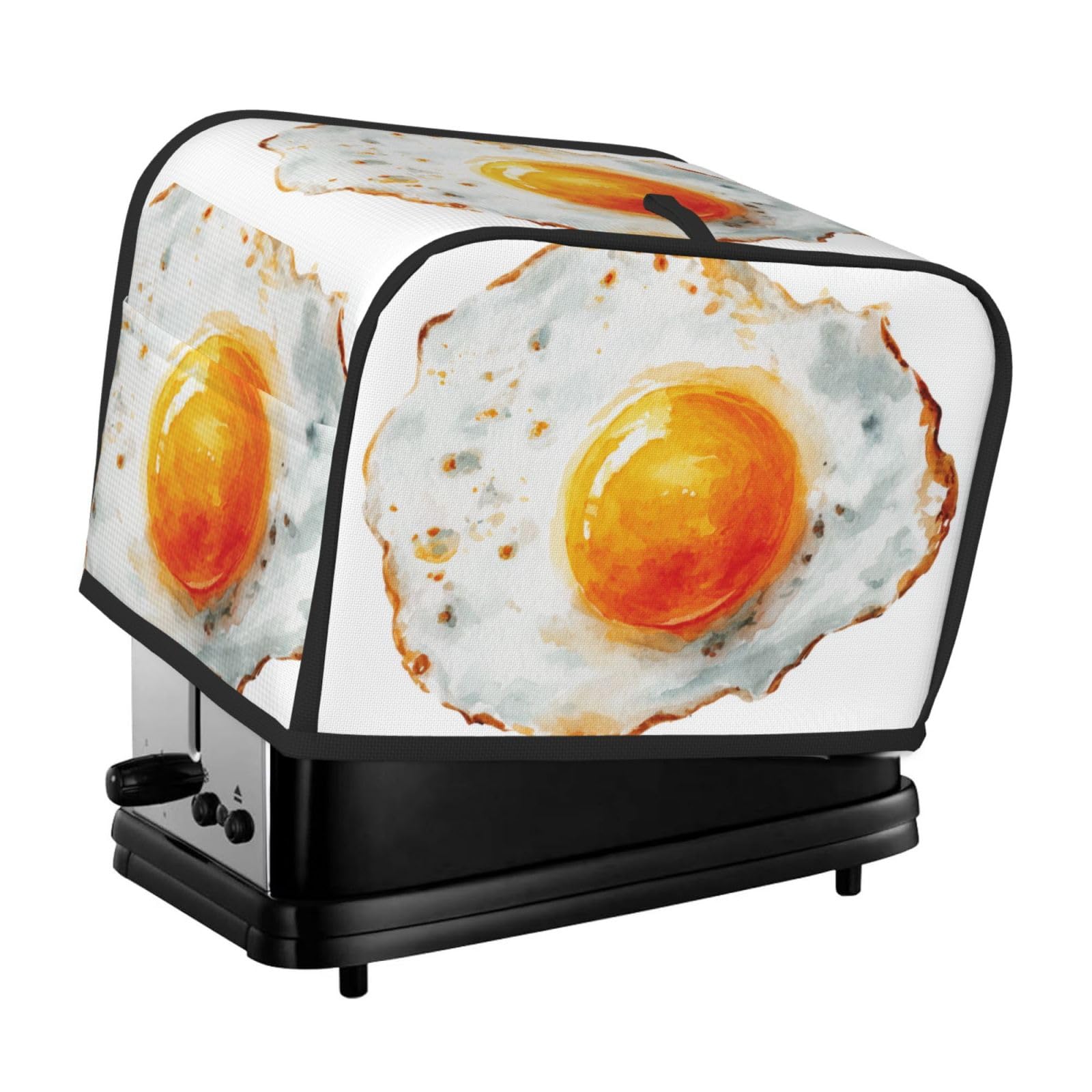 Smazdfxx As Pic Watercolor Fried Egg Toaster Cover 2 Slice Toaster Covers Bread Maker Cover Kitchen Small Appliance Covers Kitchen Accessories