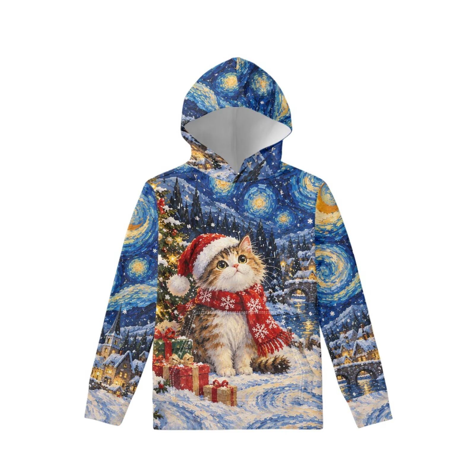 Coloranimal Girls Boys Sports Casual Long Sleeve Sweatshirts Hoodies with Front Pocket Sweater Tops Age 6-16year