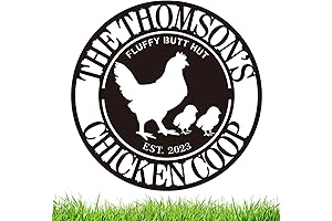 Custom Chicken Coop Sign, Fluffy Butt Hut Name Sign