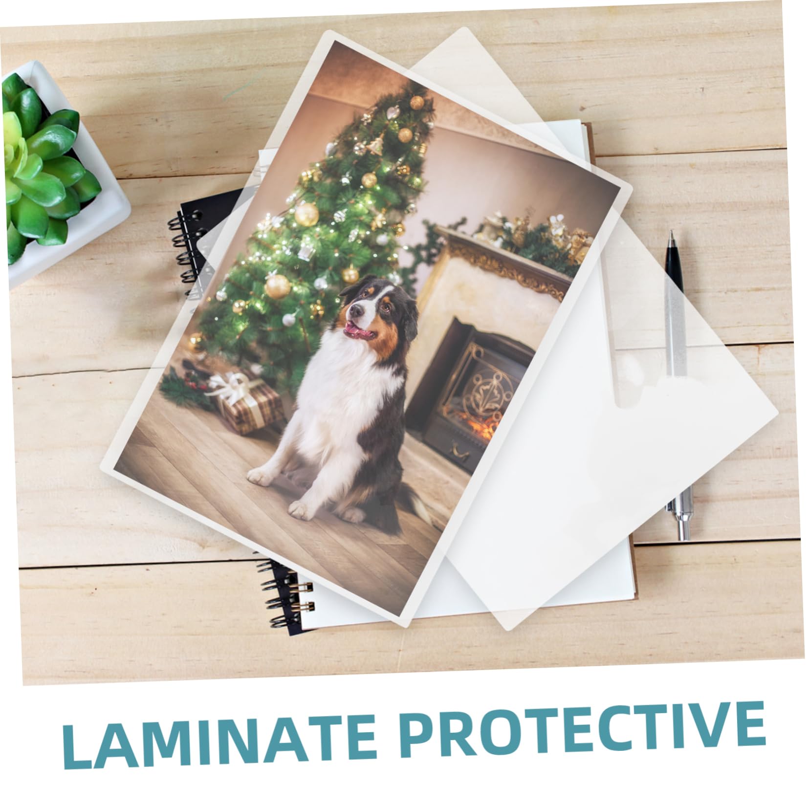 Transparente Laminierfolien für Fotos und Dokumente Pet/eva für Büro und Zuhause 100 Stück Packung