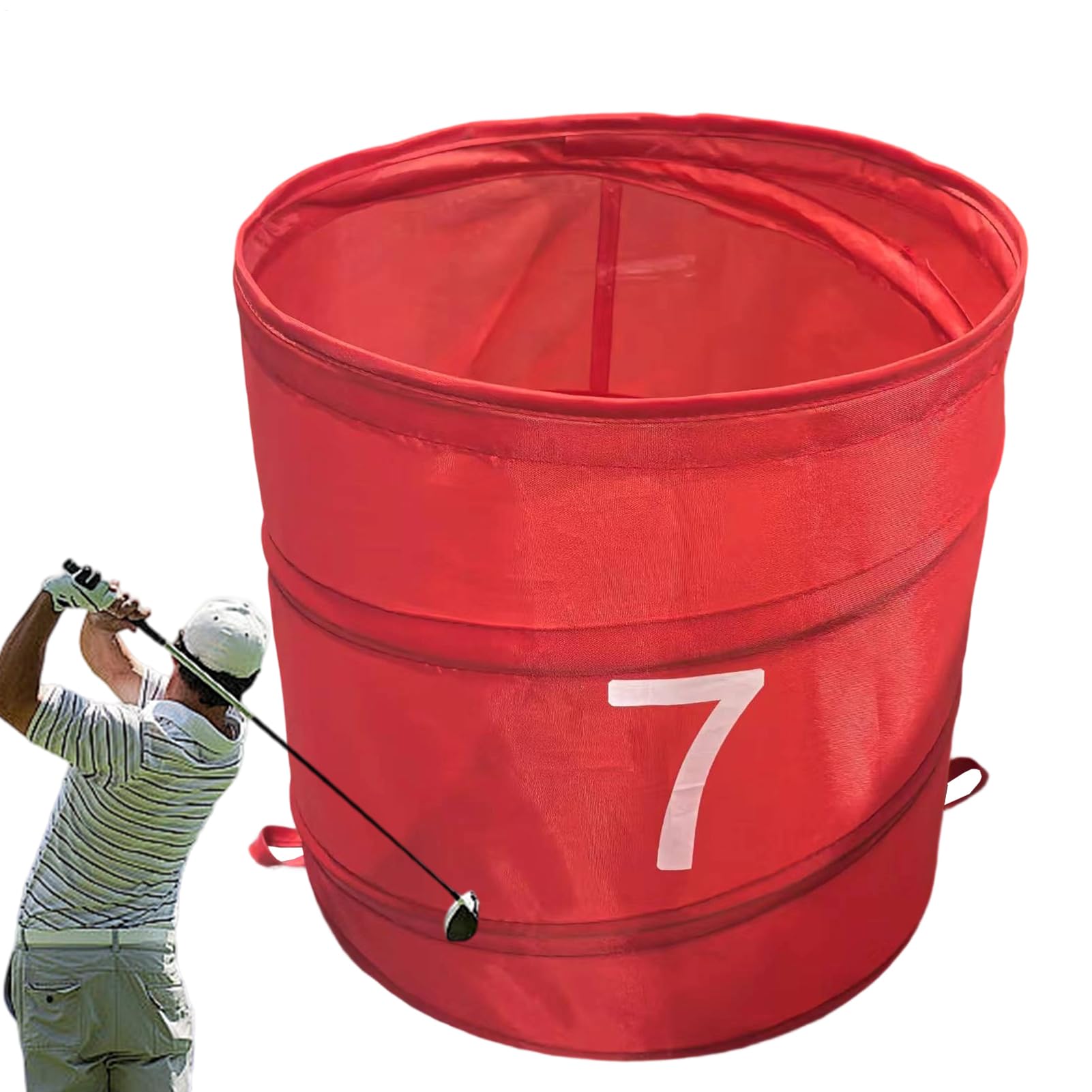 Backyard golfGame Bucket Set - Portable 6-Hole golfYard Game with Buckets, Flags, Balls, Tee Boxes, and Carry Bag | Outdoor Family Fun, Easy Setup, Durable Oxford Cloth Buckets, Adjustable Tee Posit โ image 1