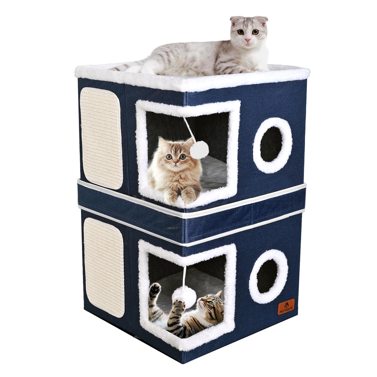 PETTDATE 2-Story Cat House