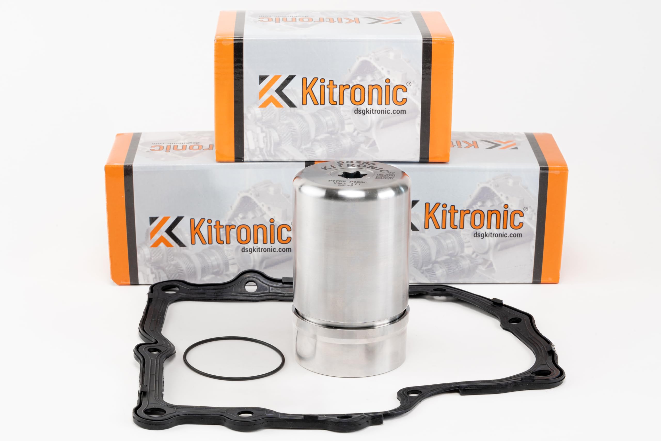 KITRONIC Kit De Réparation Pour Accumulateur De Pression DQ200 Mécatronique 7 Vitesses Boîte De Vitesses à Embrayage Sec 0AM | Avec Clé De Montage, Joint Et 1L D'huile Mécatronique Ravenol