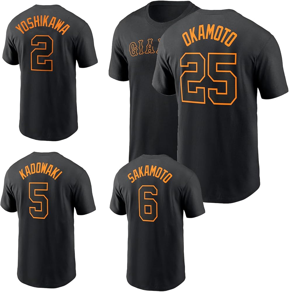 坂本勇人 戸郷翔征 岡本和真 吉川尚輝 ジャイアンツ 巨人 Tシャツ 坂本勇人 戸郷翔征 岡本和真 吉川尚輝 ジャイアンツ 巨人 Tシャツ