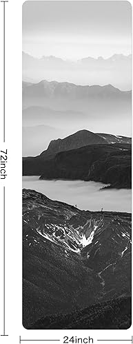 Miniatura 2 de Knsbk Tapete de yoga ecológico antideslizante TPE para hombres y mujeres, tapete de entrenamiento grueso con correa de transporte, tapetes de