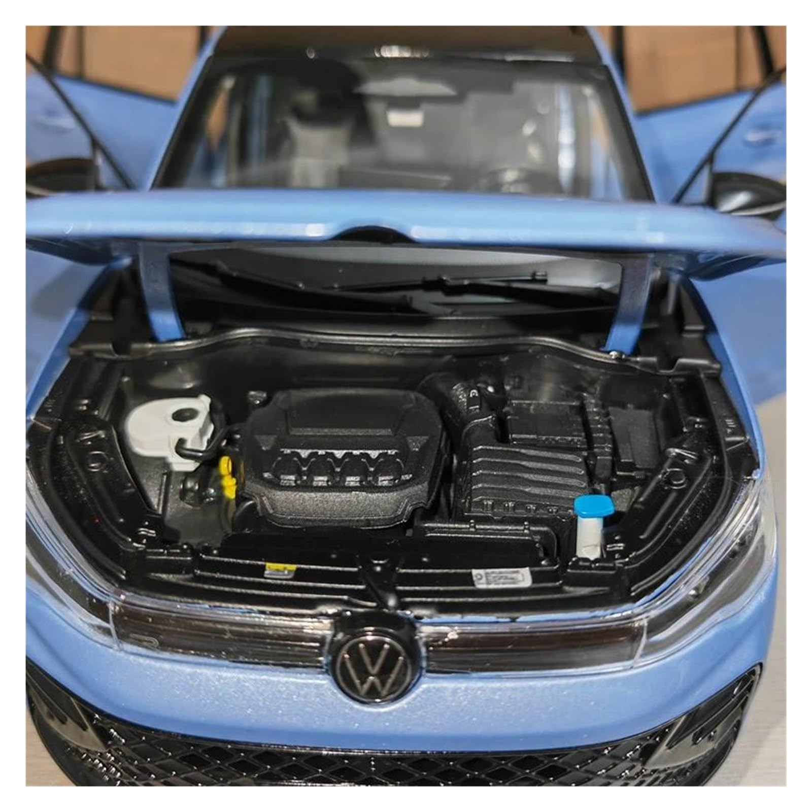 Per Volkswagen Tiguan L PRO SUV 1:18 Micro Lega Die Cast Modello Di Auto In Metallo Simulazione Collezione Decorazione(Blue)