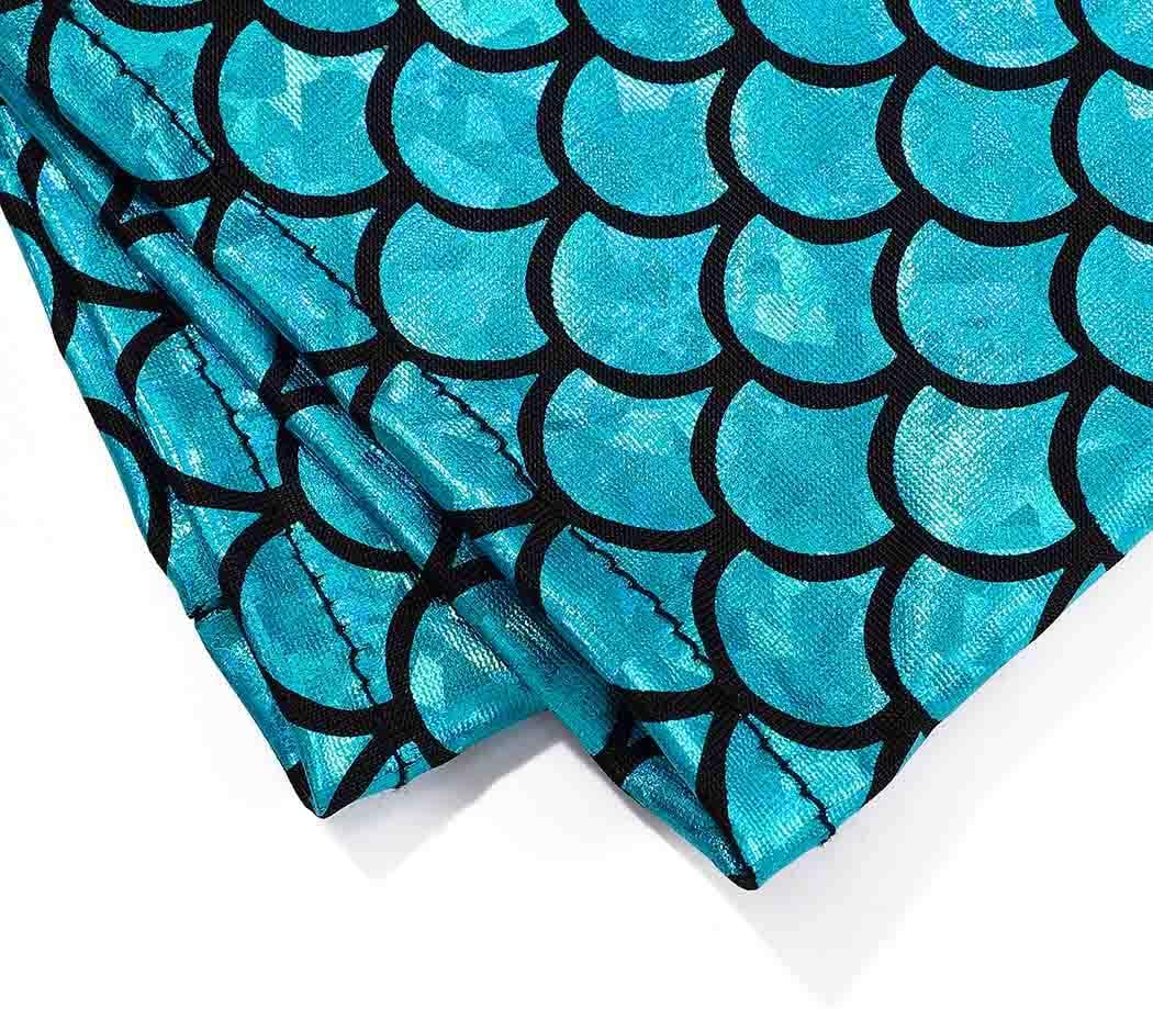 Green Mermaid Glove Fish Scale Arm Sleeve Party Gloves Costume Accessories for Women - Image 5