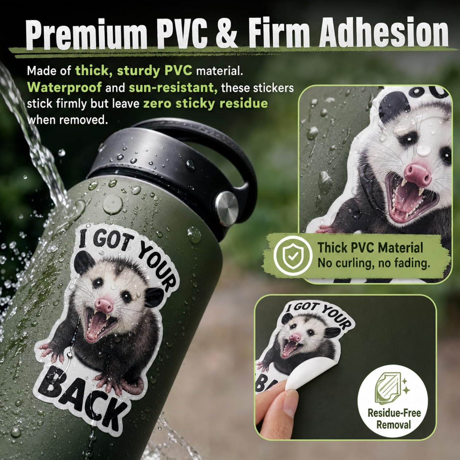Gueevin 380 Pcs Funny Stickers for Adult, Sticker Pack for Water Bottle Car image 3