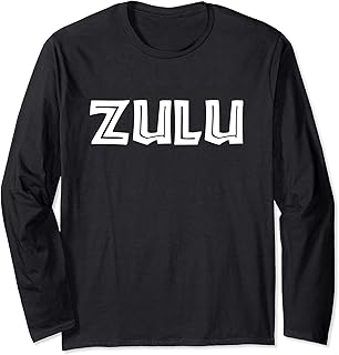 Zulu - Amazulu Bantu Ethnicity South Africa African Long Sleeve T-Shirt