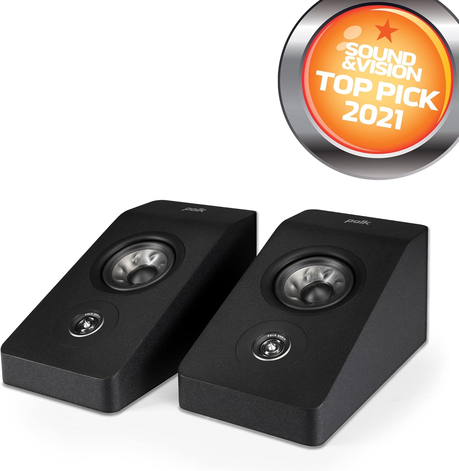 Polk Reserve R500 Tower Speaker, R900 Height Module, 1" Tweeter, 5.25" & 4" Woofers, Dolby Atmos & IMAX Enhanced Home Theater Audio