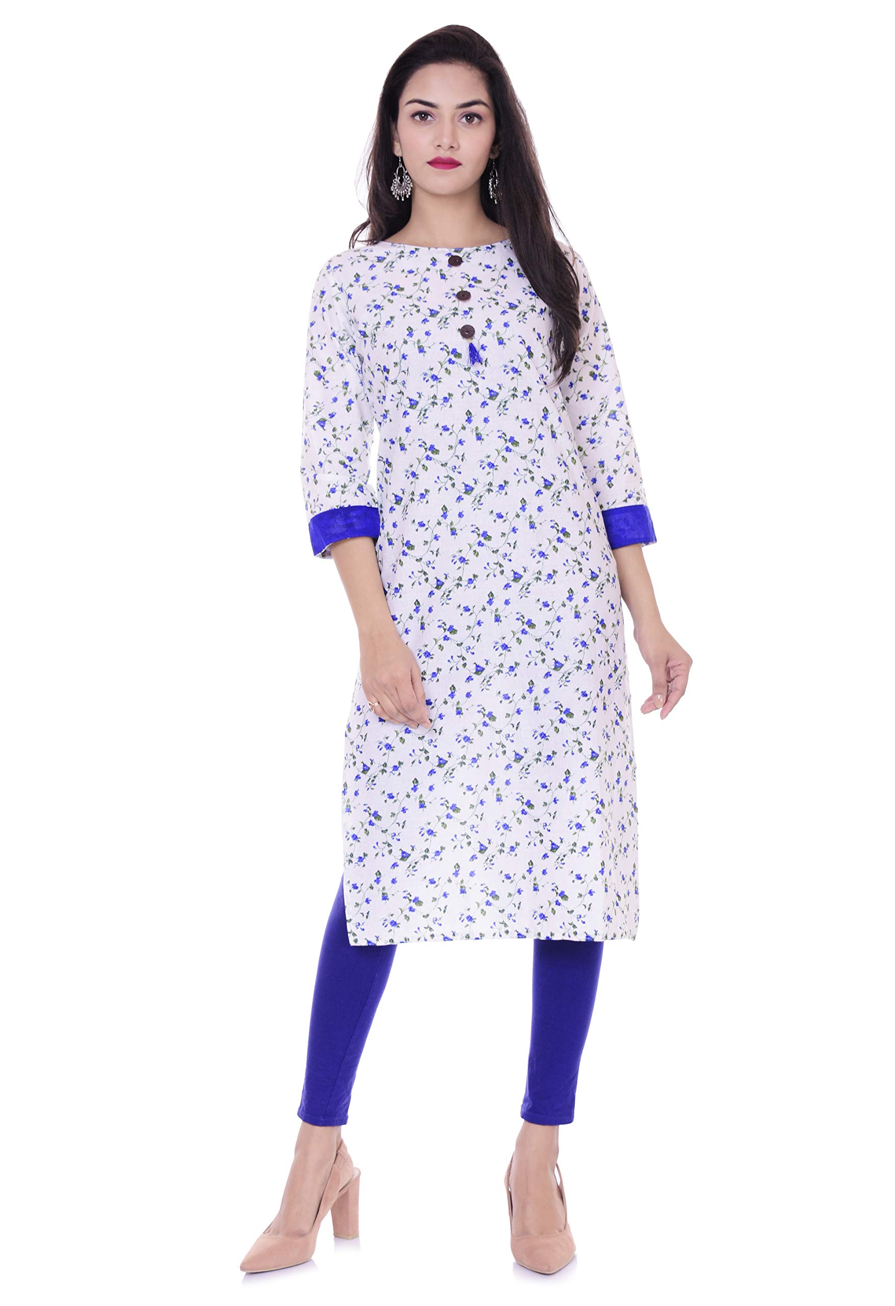 FASHION CLOUD Women's Cotton Straight Kurti