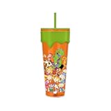Nickelodeon Classics '90s Rugrats, Hey Arnold, CatDog, Angry Beavers, Wild Thornberrys, Rocket Power, Aaahh! Real Monsters, Rocko's Modern Life 3D Sculpted Drip Tumbler, 26 Ounces