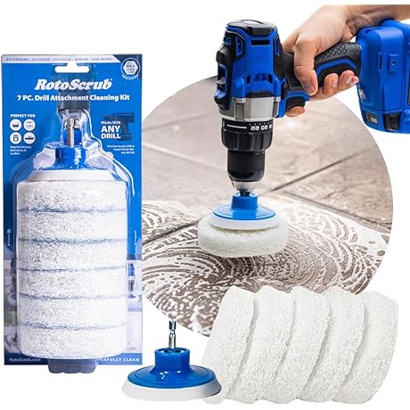 Drill Brush 7-Pack Deluxe Scrubbing Set