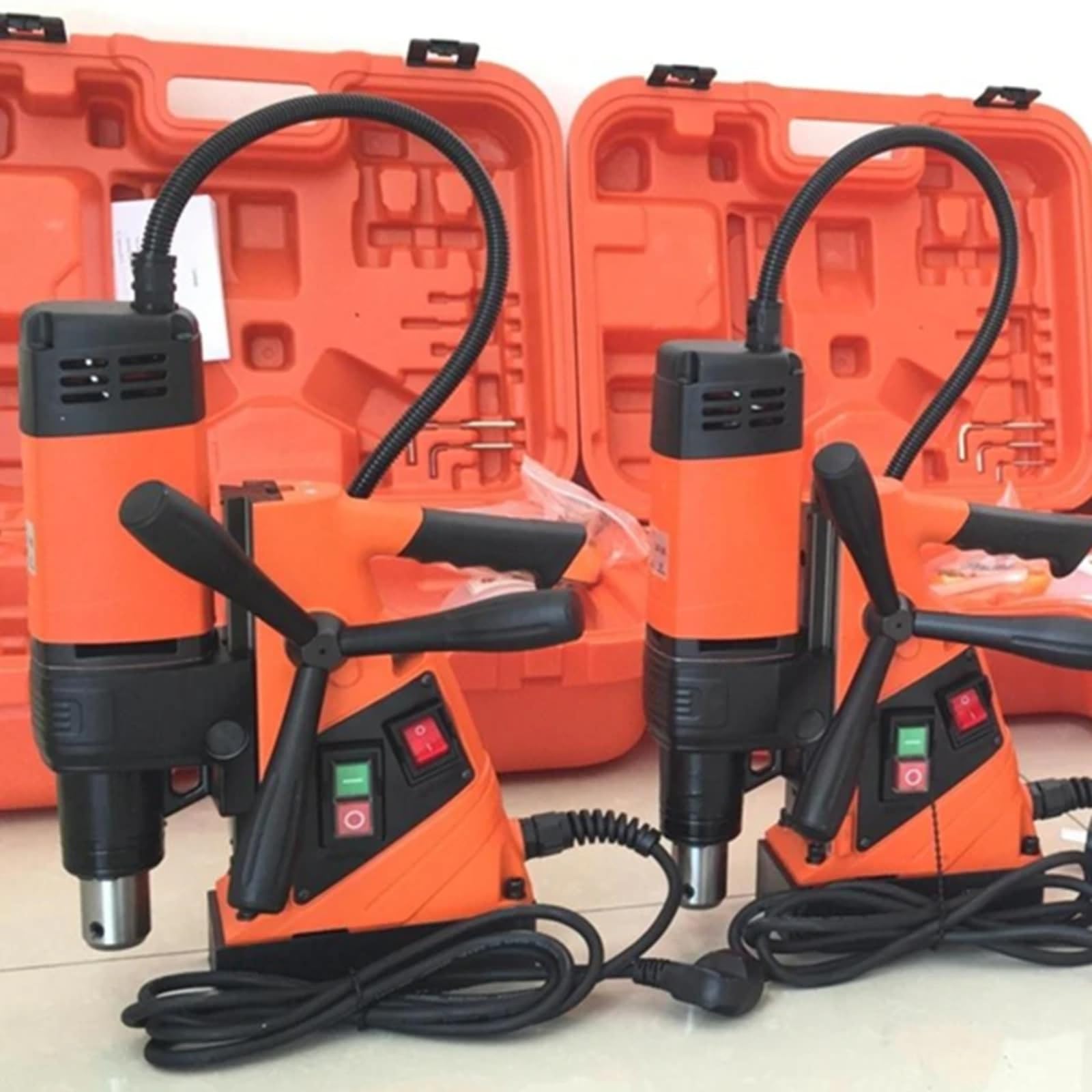 Taladro Magnético, DX35 DX60 1500W Máquina Perforadora De Núcleo Magnético Cortador Anular Taladro Prensa 1100W Plataforma Banco Eléctrico(DX60)